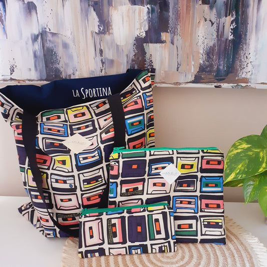 La Bustina media con cotone grezzo - music cassette