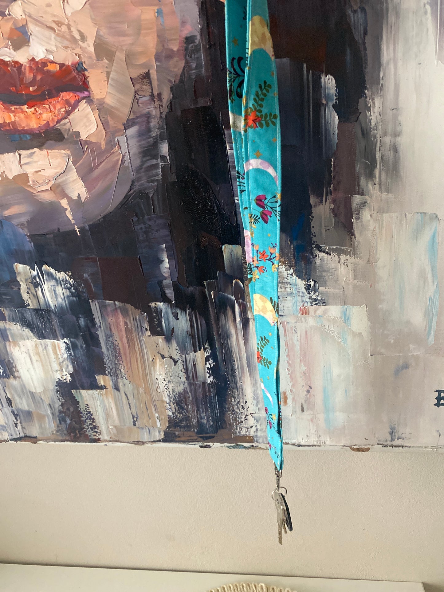 Portachiavi lungo da collo - Lune