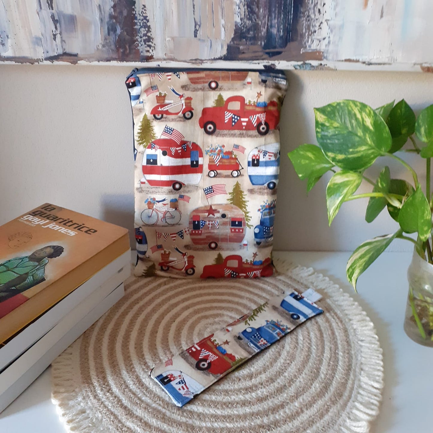 Cover libro con segnalibro abbinato - U.S.A. 🇺🇸