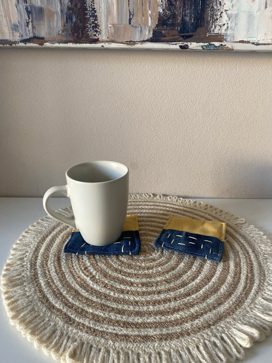 Set sottotazze in stoffa