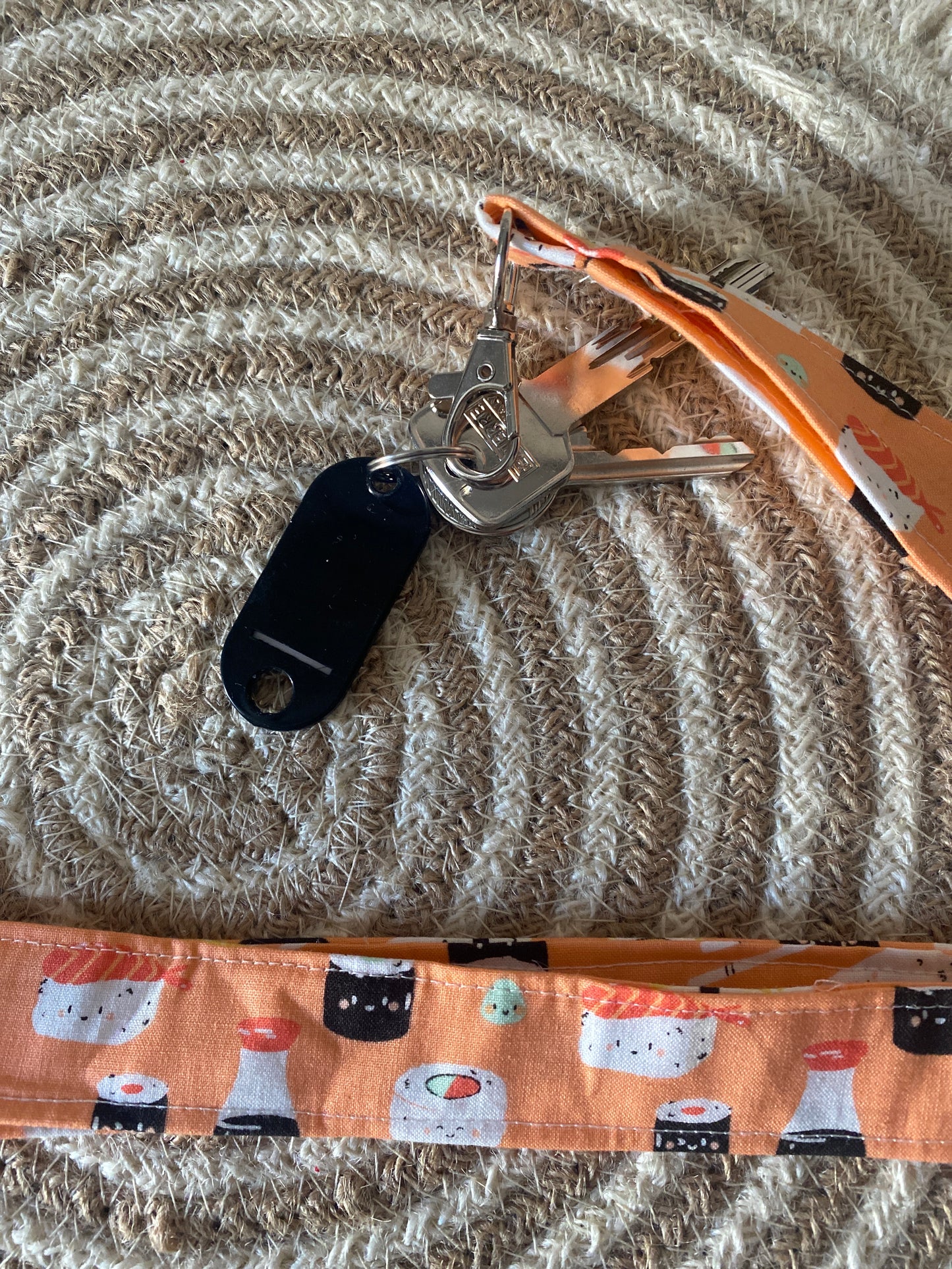 Portachiavi lungo da collo - sushi