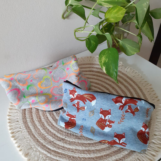 Scaldacollo intrecciato cuoricini