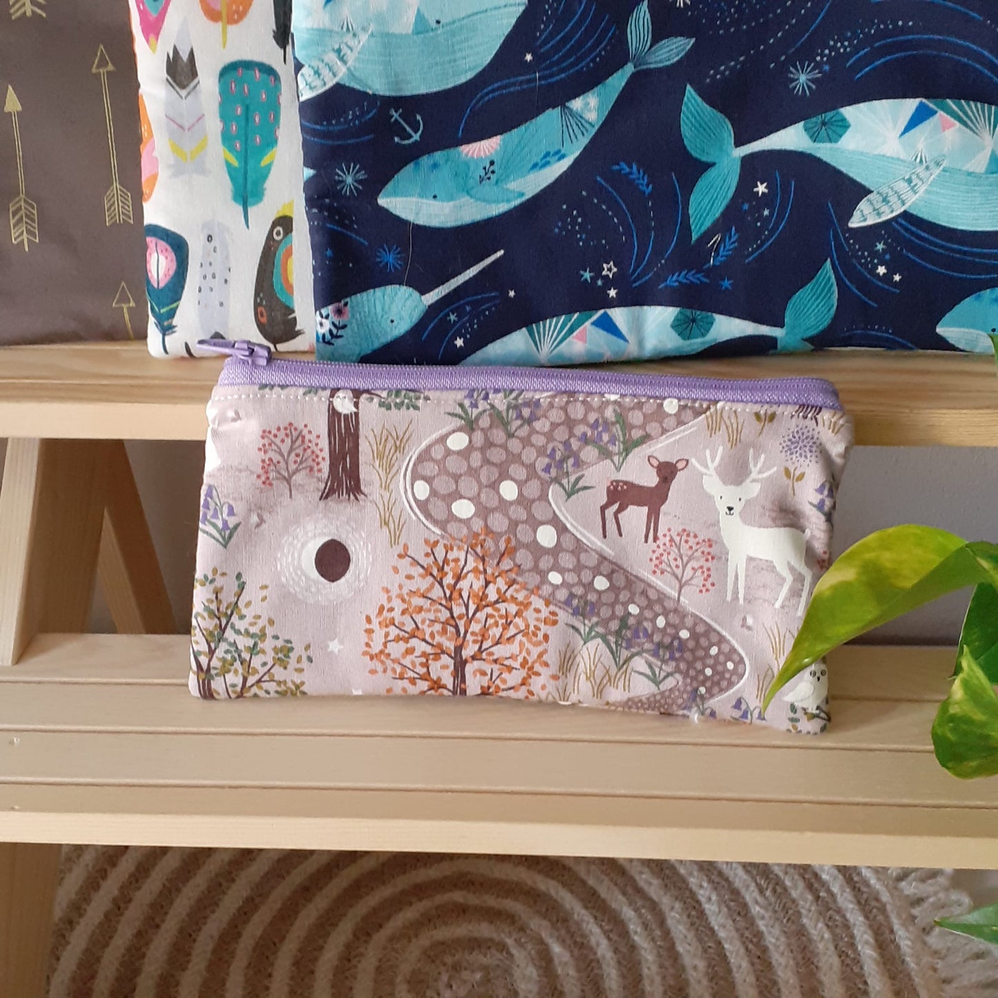 Astuccio portapenne con zip - si illuminano al buio