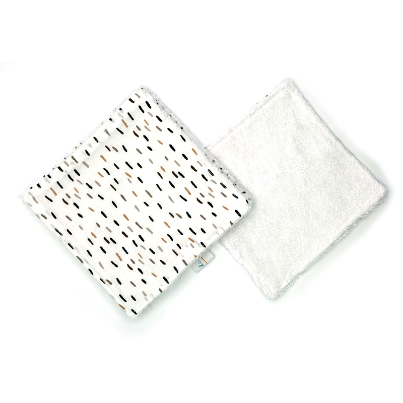 Salviette struccanti viso maxi lavabili e riutilizzabili in bambù