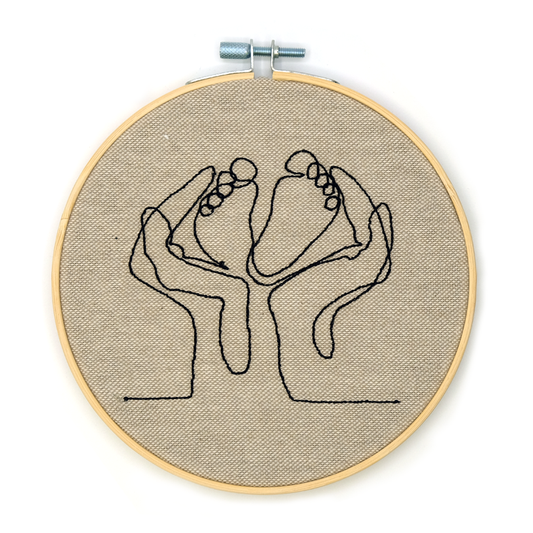 Telaio tondo "famiglia"